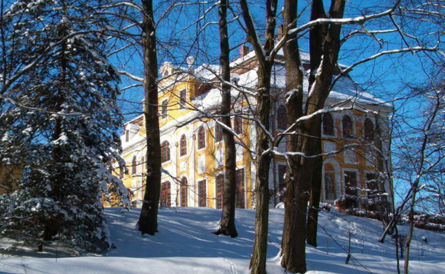 Nordostansicht Schloss Neschwitz, Foto: Gemeindeverwaltung Neschwitz